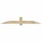 Ekena Millwork Eugene Rough Sawn Timber Gable Bracket, Douglas Fir, 84"W x 14"H x 4"D x 6"F, 4/12 Pitch GBW084X14X0406EUG00RDF - alternate 1